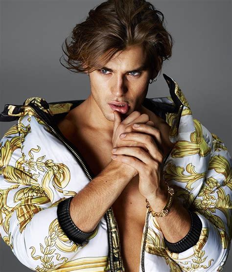 le top model versace|versace model male.